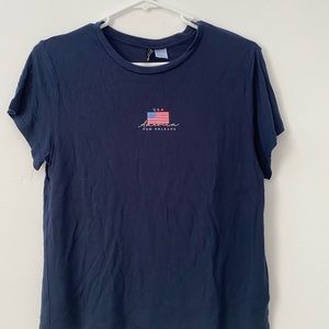 USA Navy Blue Top